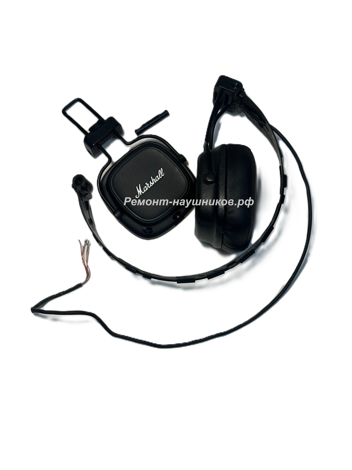 Ремонт проводки наушников Marshall major 5&nbsp;